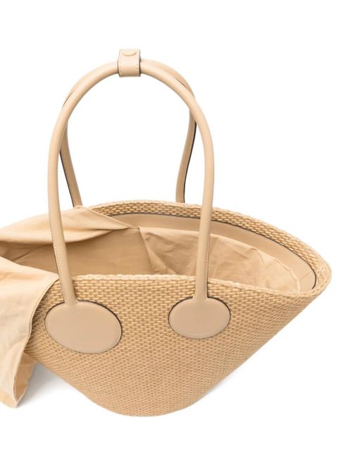 Cult Gaia Jayleen woven tote bag - Neutrals