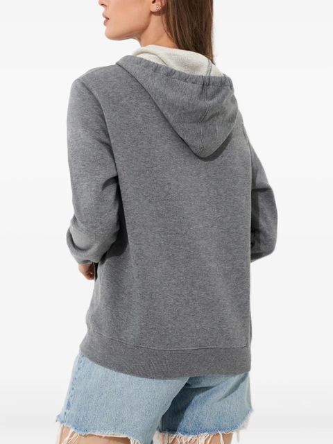 Golden Goose embroidered-logo hoodie - Grey