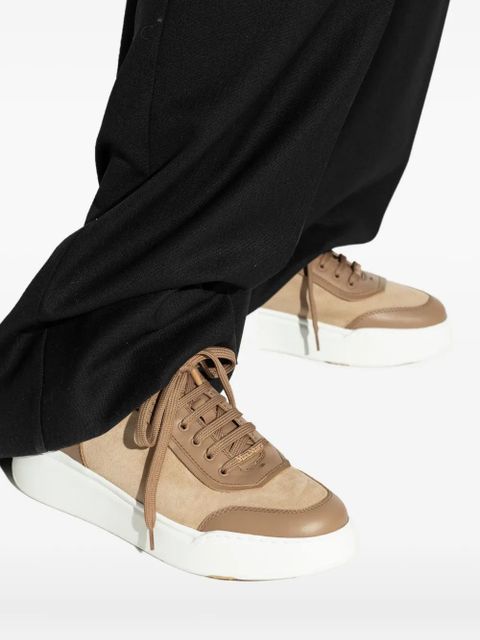 Max Mara Maxi suede sneakers - Brown