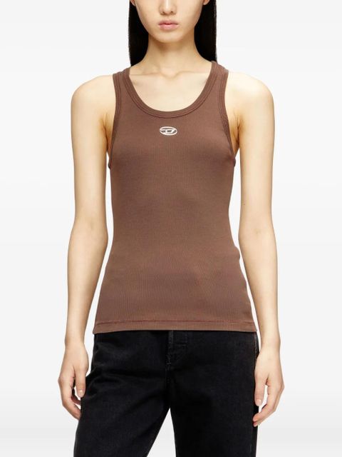 Diesel T-Anki logo-detail tank top - Brown