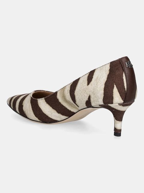 Lauren Ralph Lauren szpilki Adrienne kolor brązowy 802974354001 - zdjęcie produktu nr 2