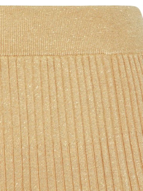 ZIMMERMANN Luna pleated skirt - Gold