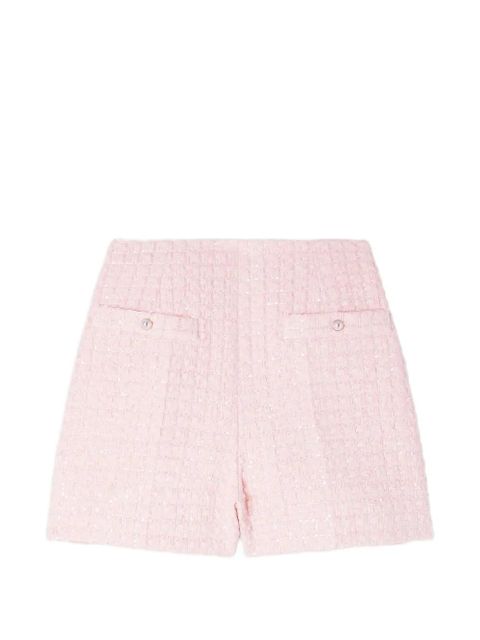 SANDRO tweed sequin shorts - Pink - zdjęcie produktu nr 1