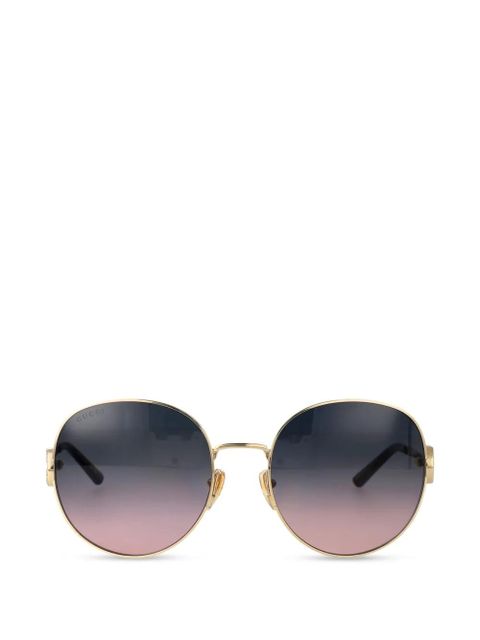 Gucci Interlocking G round-frame sunglasses - Gold - zdjęcie produktu nr 1