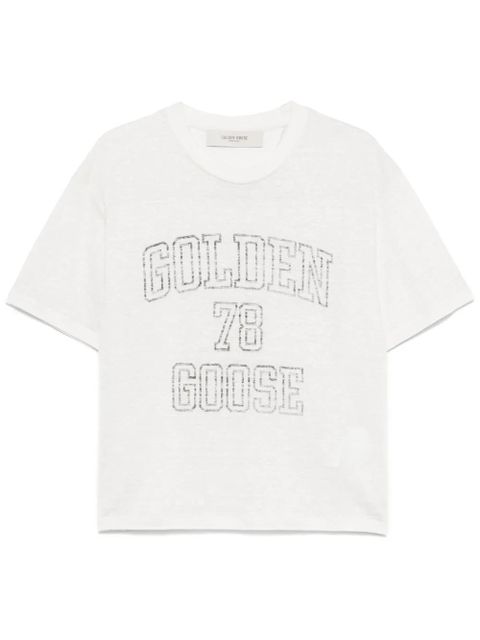 Golden Goose logo-print T-shirt - White - zdjęcie produktu nr 1