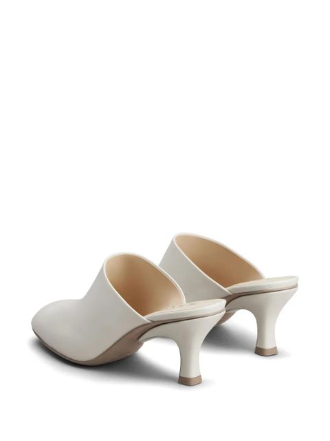 Tod's 65 leather mules - White
