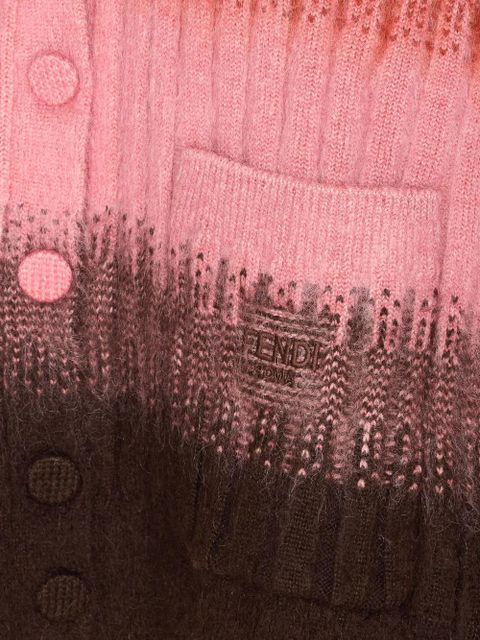 FENDI long-sleeve cardigan - Brown - zdjęcie produktu nr 2