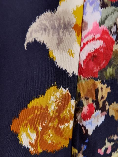 Essentiel Antwerp Jonsea floral-print skirt - Blue