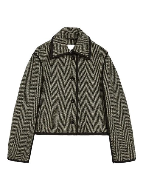 Jil Sander herringbone jacket - Grey - zdjęcie produktu nr 1