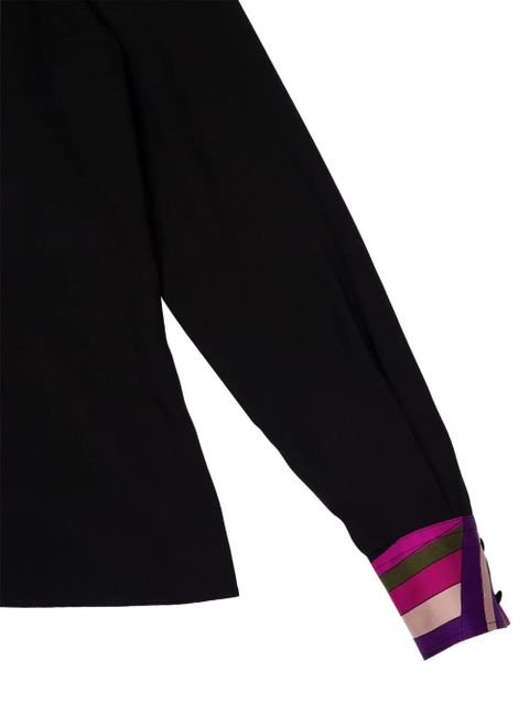 PUCCI button print shirt - Black