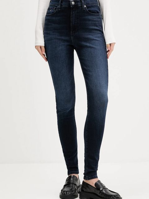 Tommy Jeans jeansy damskie kolor granatowy DW0DW21823 - zdjęcie produktu nr 1