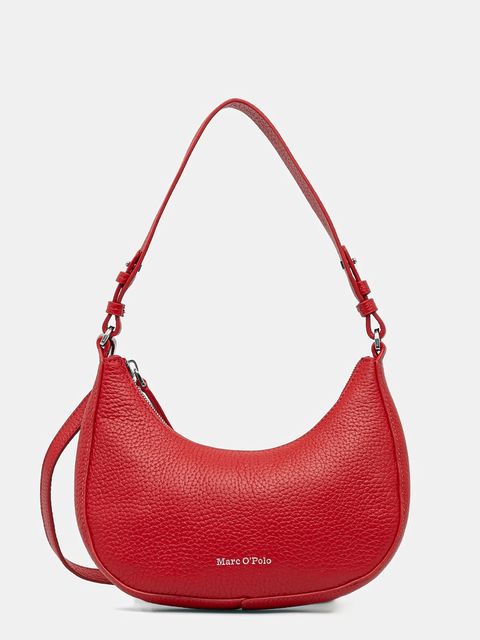 Marc O'Polo torebka skórzana kolor czerwony 5000009284 - zdjęcie produktu nr 1