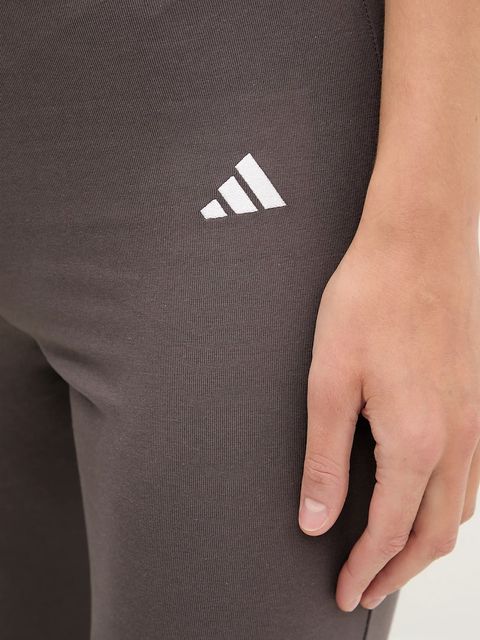 adidas legginsy Essentials damskie kolor szary gładkie JD3076