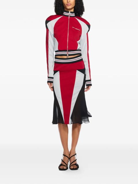Off-White Track Star midi skirt - Red - zdjęcie produktu nr 2