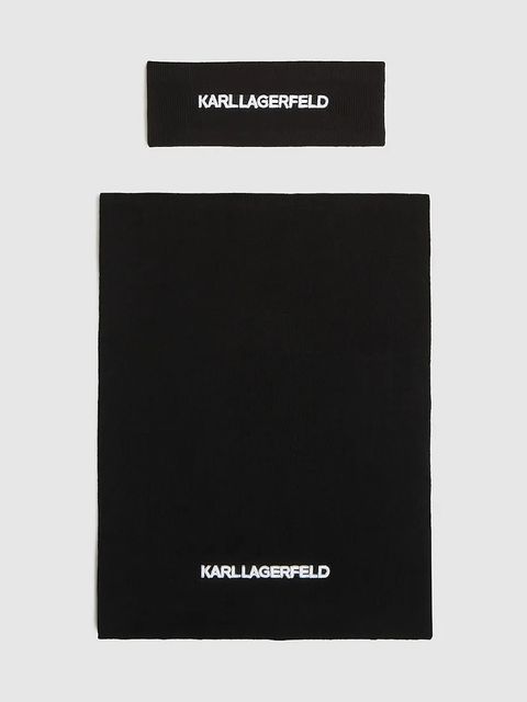 Karl Lagerfeld szalik K/ESSENTIAL - zdjęcie produktu nr 1