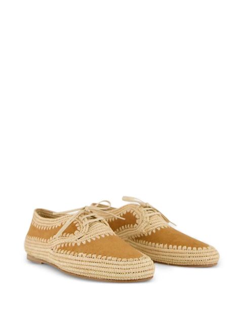 Gabriela Hearst x Clergerie Miguel lace-up Derby shoes - Brown