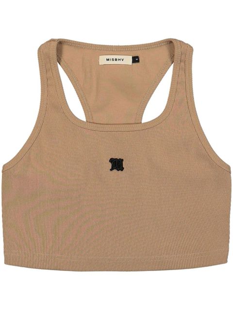 MISBHV cropped M-patch tank top - Neutrals - zdjęcie produktu nr 1