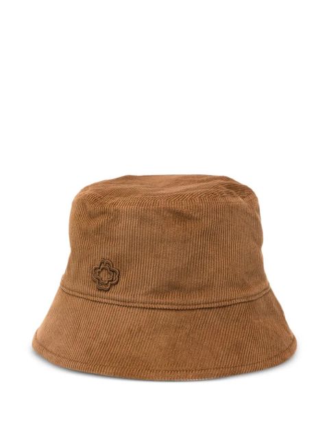 Maje logo-appliqué corduroy hat - Brown - zdjęcie produktu nr 1