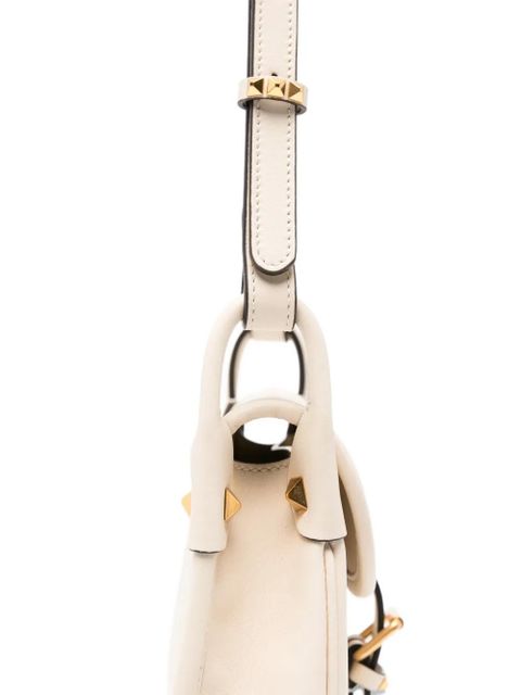 Valentino Garavani rockstud shoulder bag - Neutrals