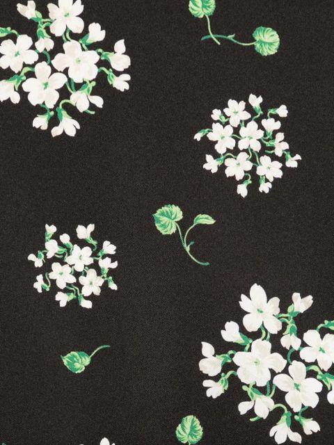 Dolce & Gabbana floral-pattern scarf - Black - zdjęcie produktu nr 2