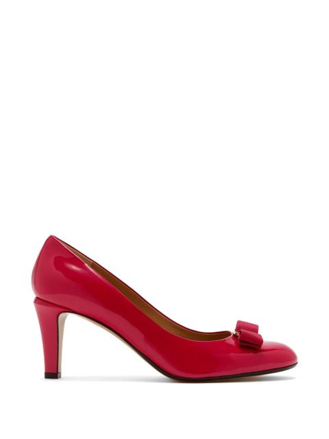 Ferragamo bow-detail pumps - Red - zdjęcie produktu nr 1