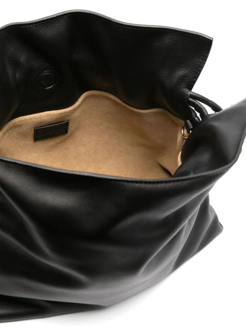 LOEWE medium Flamenco clutch bag - Black