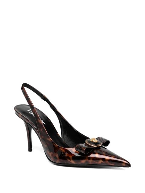 Versace 85mm Gianni pumps - Brown