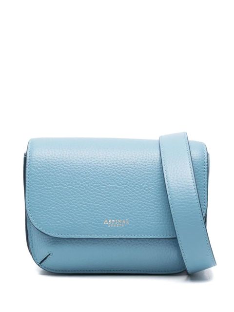 Aspinal Of London Ella leather crossbody bag - Blue - zdjęcie produktu nr 1