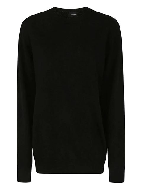 WARDROBE.NYC crew-neck wool sweater - Black - zdjęcie produktu nr 1