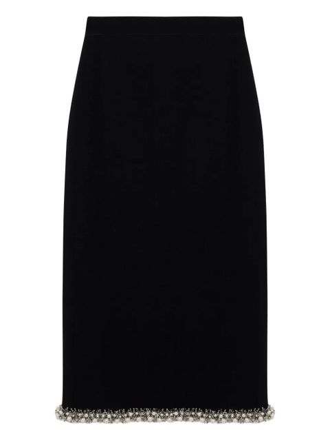 Simkhai Idina Embellished Knit Skirt - Black - zdjęcie produktu nr 1