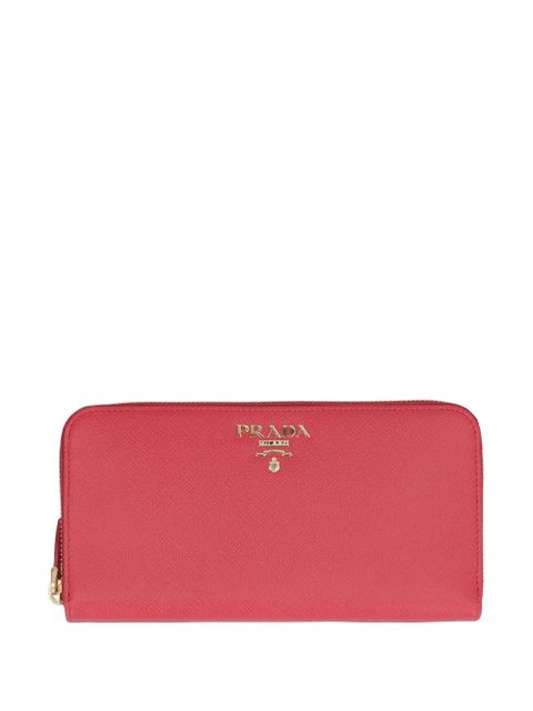 Prada logo-lettering wallet - Red - zdjęcie produktu nr 1