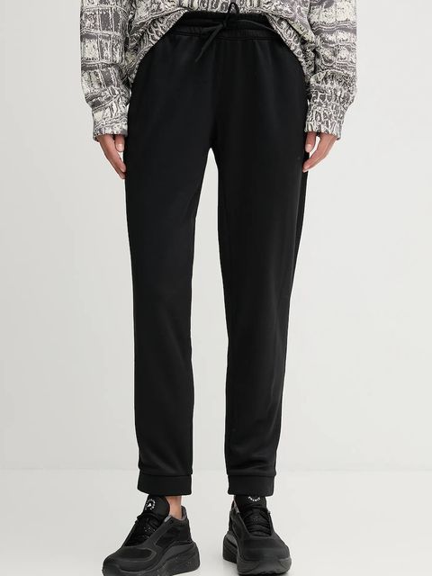 adidas Performance spodnie treningowe WORKOUT ESSENTIALS damskie kolor czarny z nadrukiem JW2697 - zdjęcie produktu nr 1