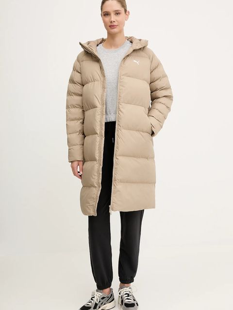 Puma kurtka kolor beżowy zimowa 688384