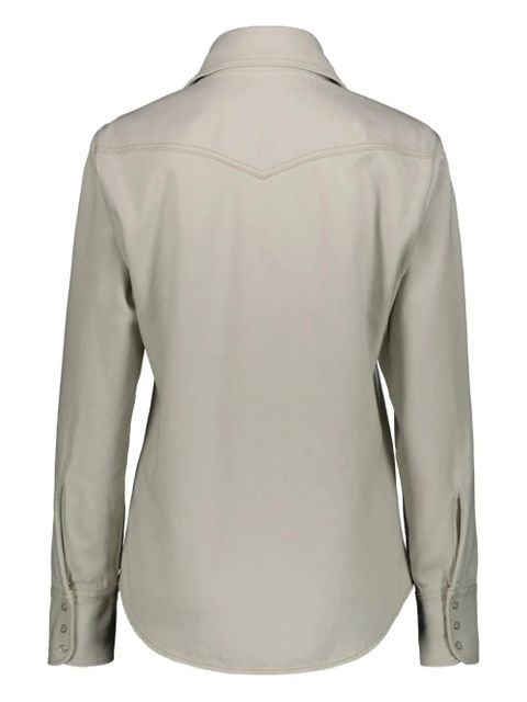 Maison Margiela chest-pocket shirt - Grey