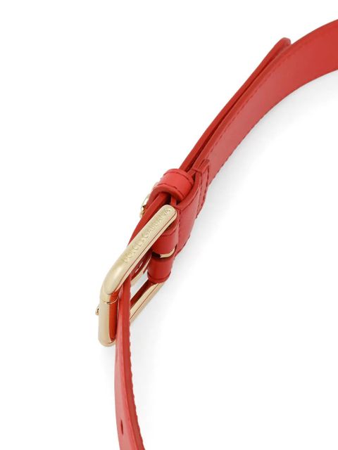 Dolce & Gabbana DG leather belt - Orange