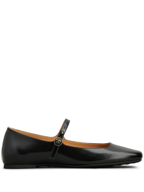 Tod's patent-leather ballerina shoes - Black - zdjęcie produktu nr 1