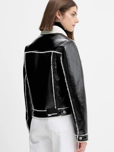 Karl Lagerfeld Jeans kurtka kolor czarny przejściowa A4W14054 - zdjęcie produktu nr 2