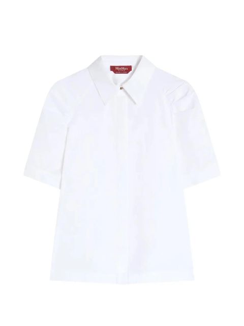 Max Mara Tamore puff-sleeve shirt - White - zdjęcie produktu nr 1