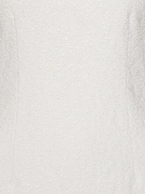 ROTATE BIRGER CHRISTENSEN puffy jacquard midi dress - Neutrals