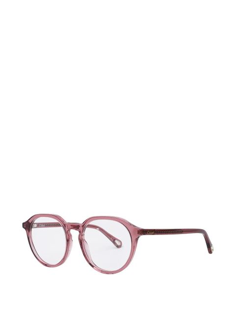 Chloé square rim eyeglasses - Pink - zdjęcie produktu nr 2