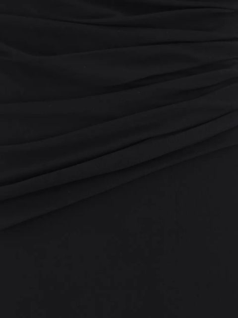 Alexander McQueen crystal-knot asymmetric gown - Black