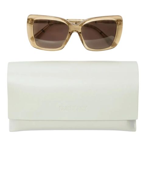 Burberry Eyewear Tubular Check sunglasses - Neutrals - zdjęcie produktu nr 2