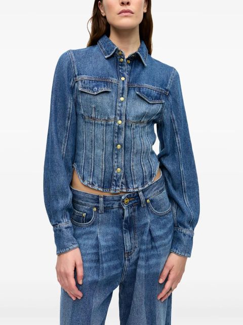 GANNI denim shirt - Blue