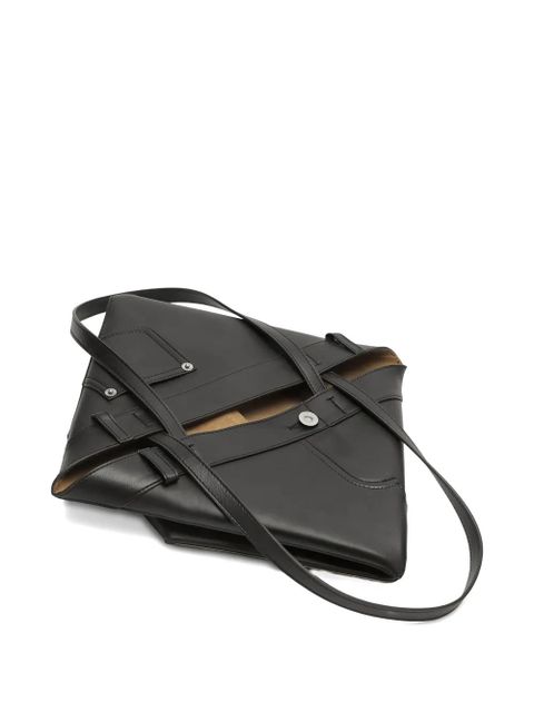 LOEWE panelled strap tote bag - Black