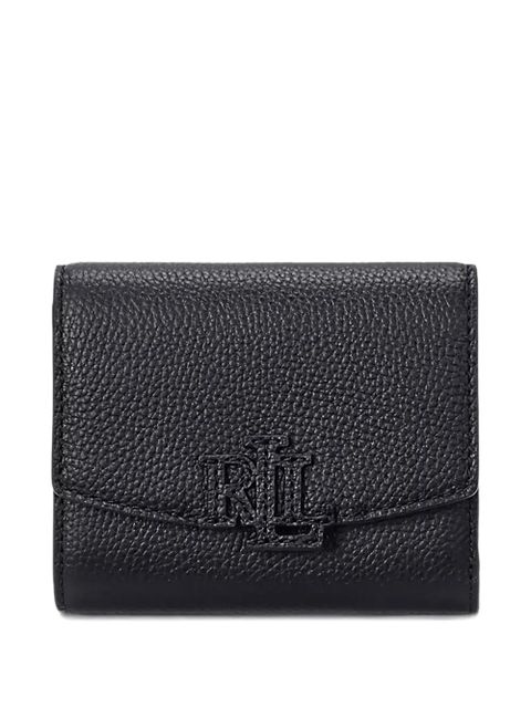 Lauren Ralph Lauren logo-patch leather wallet - Black - zdjęcie produktu nr 1
