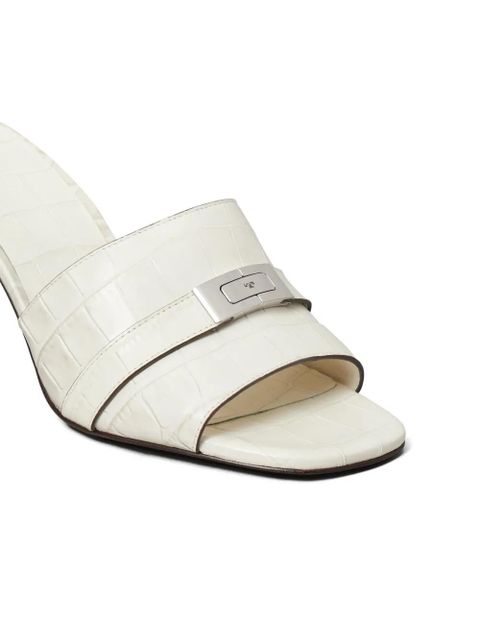 Tory Burch Leelee skinny mules - White