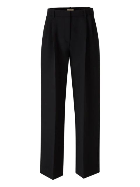 KHAITE pleated high-waisted trousers - Black - zdjęcie produktu nr 1