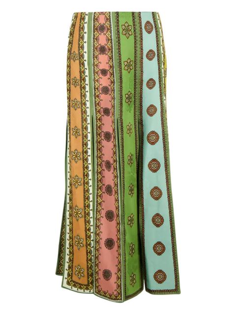 ALEMAIS side-slit skirt - Green - zdjęcie produktu nr 1