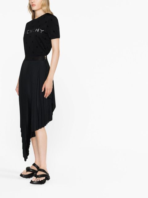 Givenchy logo-print layered-effect T-shirt - Black