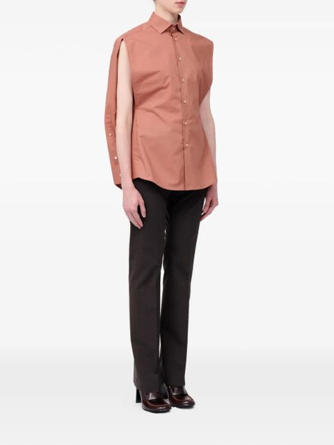 MM6 Maison Margiela cotton shirt - Brown